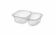 Miska na jedlo zatavovacia 2-dielna (160x112x45mm) [522ks v kartone] - priehľadná_1