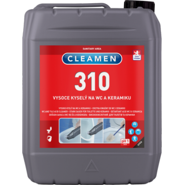 CLEAMEN 310-5L gelový čistič na WC a keramiku 5L _2