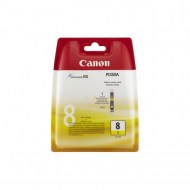 Atramentová náplň Canon CLI-8Y pre Pixma iP4200/5300/MP500/530/600/610/800 yellow (400 str