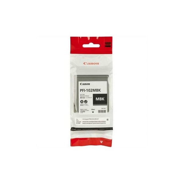Atramentová náplň Canon PFI-102BK pre iPF500/600/700 LP17/24 black (130 ml)_1