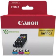 Atramentová náplň Canon CLI-526 pre MG 5150/5250/6150/8150 C/M/Y pack (3x450 str.)_1