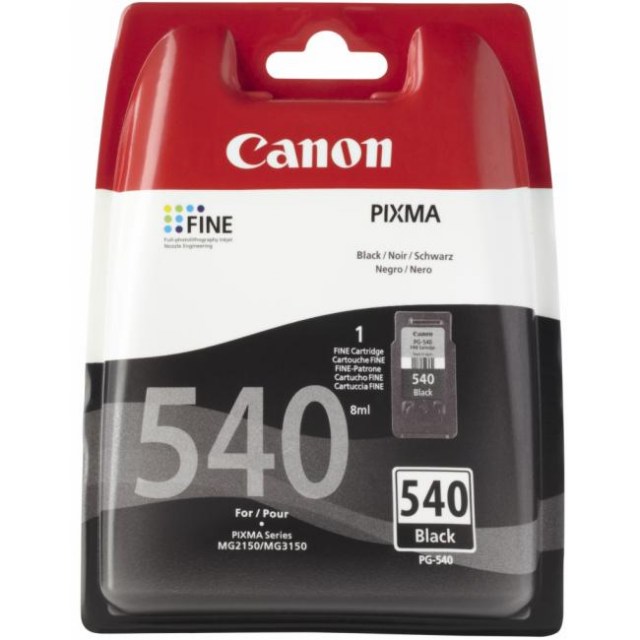 Atramentová náplň Canon PG-540 pre MG 2150/3150 black (180 str.)_1