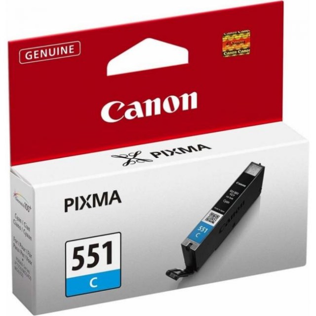 Atramentová náplň Canon CLI-551 C pre MG 5450/6350/iP7250 cyan (330 str.)_1