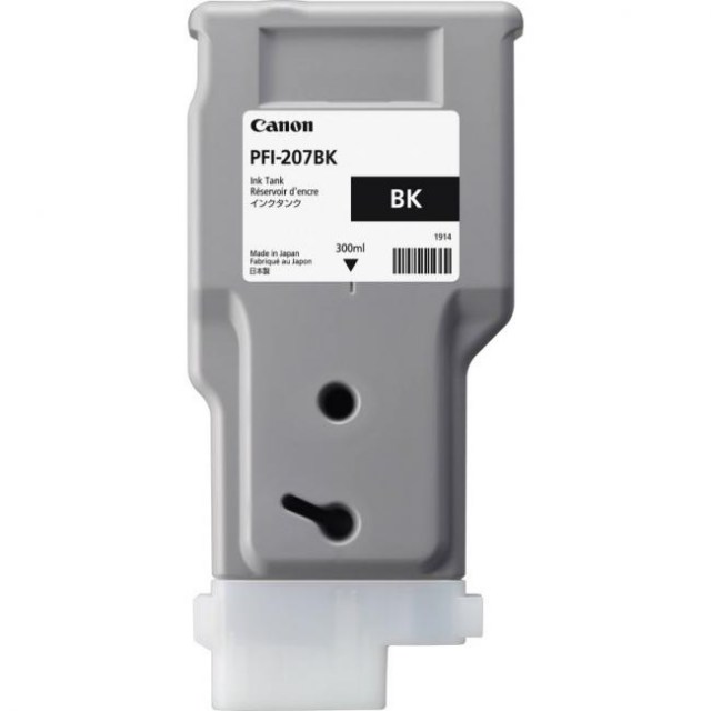 Atramentová náplň Canon PFI-207BK pre iPF680/685/780/785 black (300 ml)_1