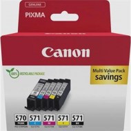 Atramentová náplň Canon PGI-570PGBK+ CLI-571 BK/C/M/Y multipack pre MG 5750/5751/6850_1
