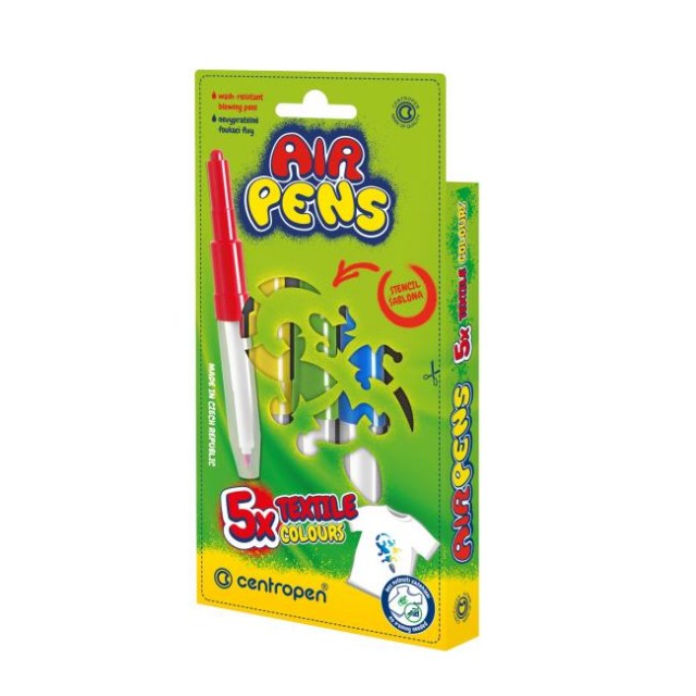 Fúkacie fixky na textil Centropen 5f_1