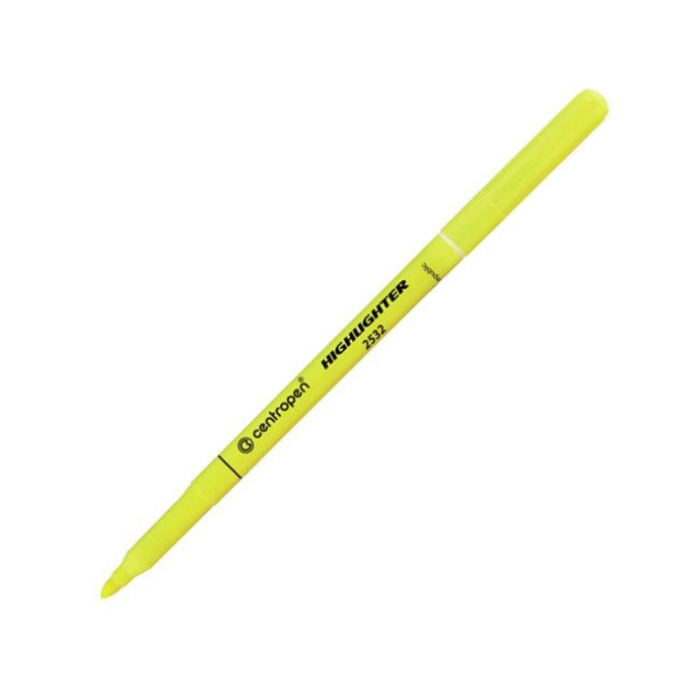 Zvýrazňovač Centropen 2532 žltý_1