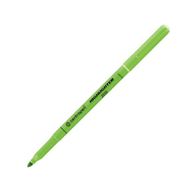Zvýrazňovač Centropen 2532 zelený_1