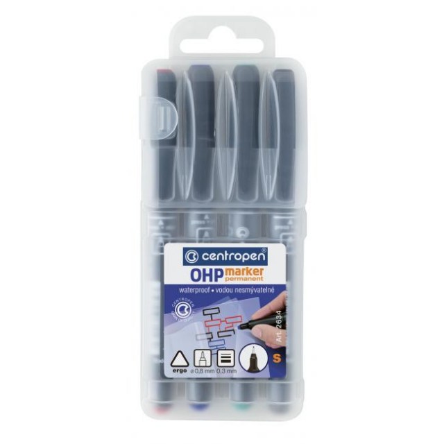 Sada popisovačov OHP Centropen 2634 S/4S_1