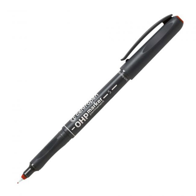 Popisovač OHP Centropen 2634 S červený_1