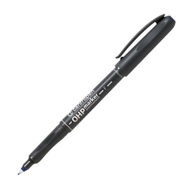 Popisovač OHP Centropen 2636 F modrý_1