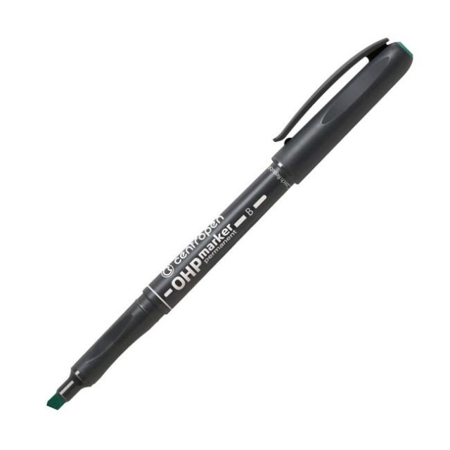 Popisovač OHP Centropen 2638 B zelený_1