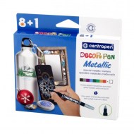 Sada Centropen 2737 Decor pen metallic 8+1ks_1