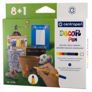 Sada Centropen 2738 Decor pen 8+1ks_1