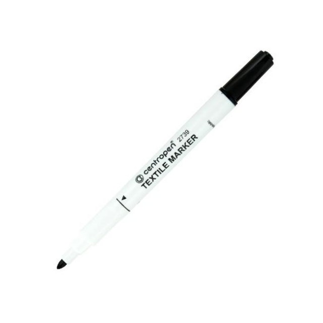 Popisovač na textil Centropen 2739 čierny_1