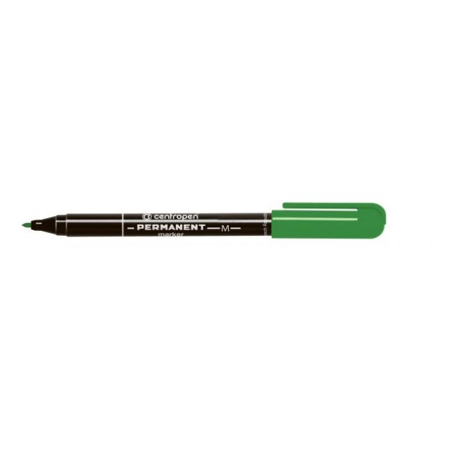 Permanentný popisovač Centropen 2846 zelený_1