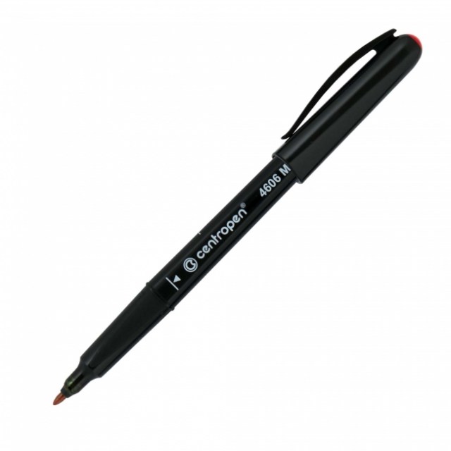 Popisovač na CD/DVD/BD Centropen 4606 červený_1