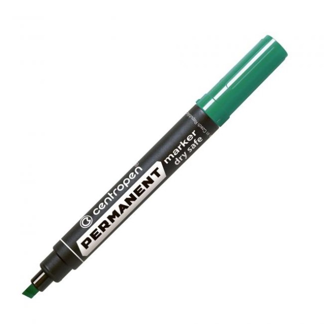 Permanentný popisovač Centropen 8516 nevysychajúci zelený_1
