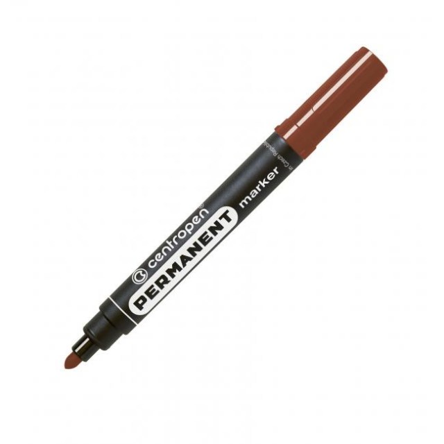 Permanentný popisovač Centropen 8566 hnedý_1