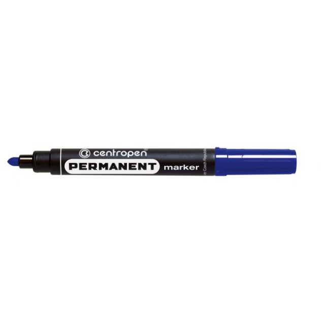 Permanentný popisovač Centropen 8566 modrý_1