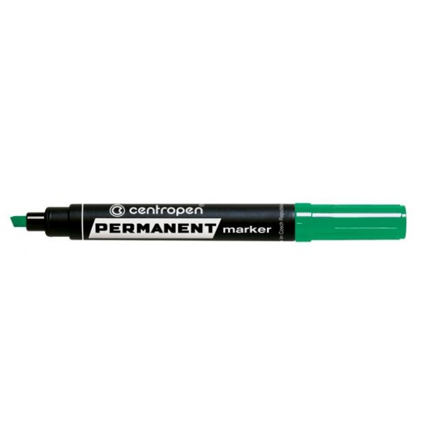 Permanentný popisovač Centropen 8576 zelený_1