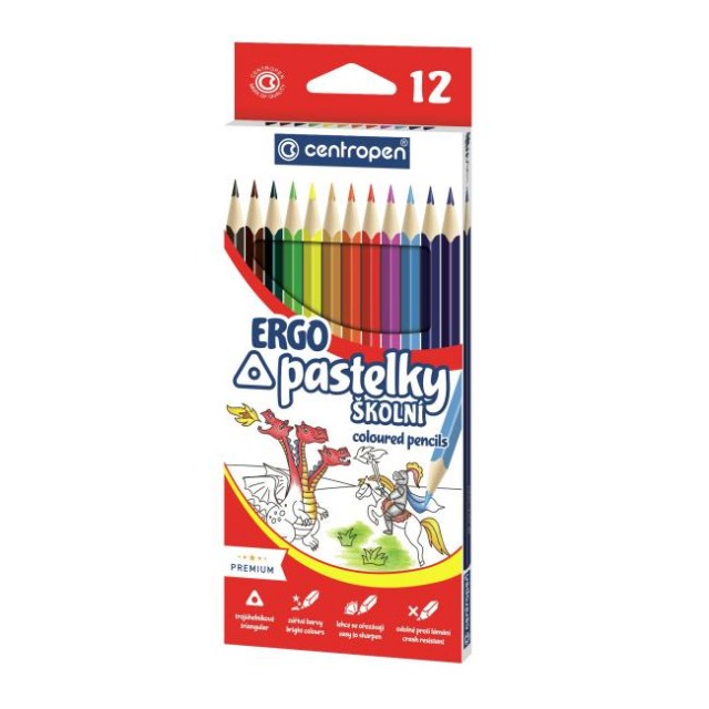 Pastelky trojhranné CENTROPEN 9521/12f_1