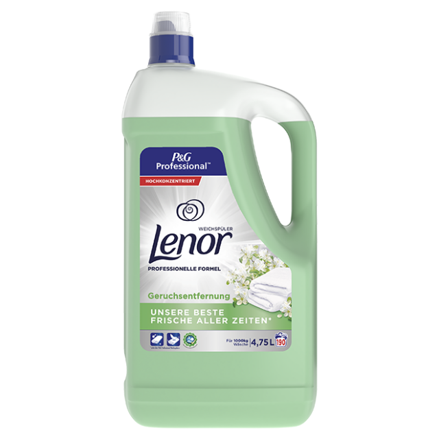 Lenor Professional aviváž Odour Eliminátor - 4,75 l/ 4 l, zelený, 200 praní_1
