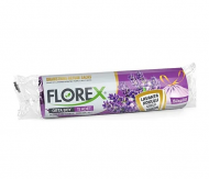 Florex - Vrecko do koša (HDPE) zaťahovacie fialové, 65 x 70 cm 60L [10 ks] levanduľa_1