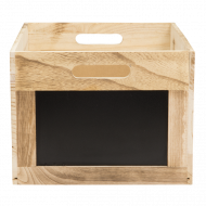 Drevený box s popisovacími tabuľkami 21x35x28,3 cm_1