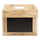 Drevený box s popisovacími tabuľkami 21x35x28,3 cm_1