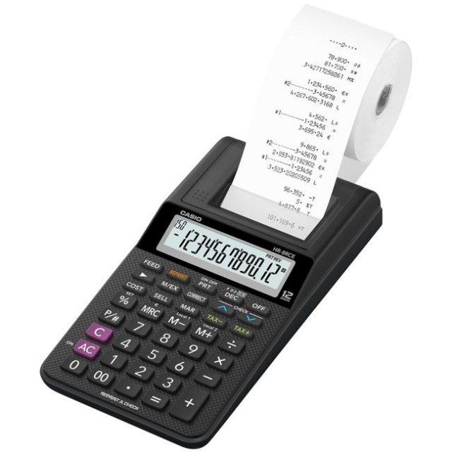 Kalkulačka Casio HR-8RCE+tlač_1