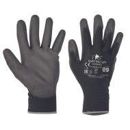 Rukavice pletené FF BUNTING LIGHT HS-04-003, čierne, veľ. 9/L_1