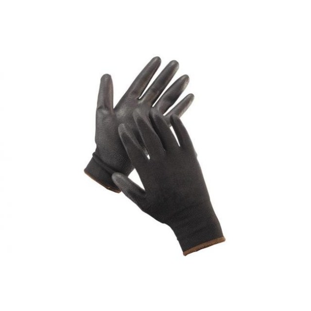 Rukavice pletené FF BUNTING LIGHT HS-04-003, čierne, veľ. 10/XL_1