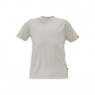Tričko antistatické unisex NOYO ESD sivé M_1