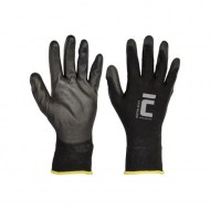 Rukavice nylónové BUNTING BLACK, veľ. 8/M_1