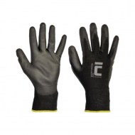 Rukavice pletené, bezšvové, polyester. Bunting Black Evolution, veľ. 6/XS_1