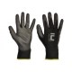 Rukavice pletené, bezšvové, polyester. Bunting Black Evolution, veľ. 6/XS_1