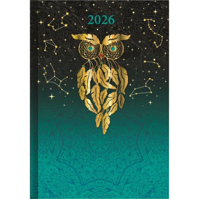 Diár týždenný A5 14,2 x 20,4 cm - ART Lapač snov 2026_1
