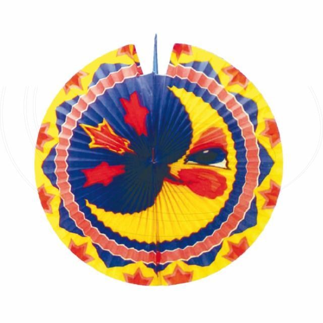 Lampión (PAP) diskový Mesiac O33cm [1 ks] - DOPREDAJ_3