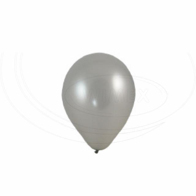 Nafukovací balónik strieborný O25cm M [10 ks]_3