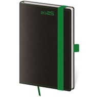 Diár BLACK GREEN týždenný vreckový A6 9x14cm 2026_1