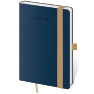 Diár Flexies týždenný vreckový A6 9x14cm tmavo modrý 2026_1