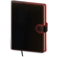 Diár Flip denný A5 14,3x20,5cm - čierno/červený 2026_1