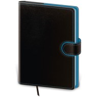 Diár Flip denný A5 14,3x20,5cm - čierno/modrý 2026_1