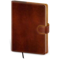 Diár Flip denný A5 14,3x20,5cm - hnedo/hnedý 2026_1
