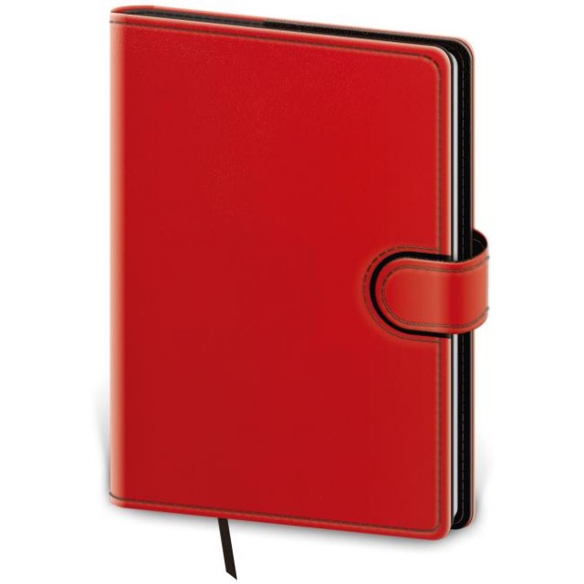 Diár Flip týždenný A5 14,3x20,5cm - červeno/čierny 2024_1