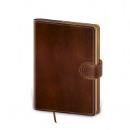 Diár Flip týždenný A5 14,3x20,5cm - hnedo/hnedá 2026_1