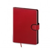 Diár Flip denný B6 12x16,5cm červeno/čierny 2024_1