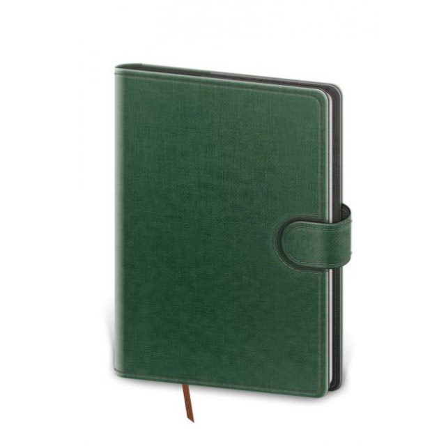 Diár Flip týždenný vreckový 9x14cm - zeleno/šedý 2026_1