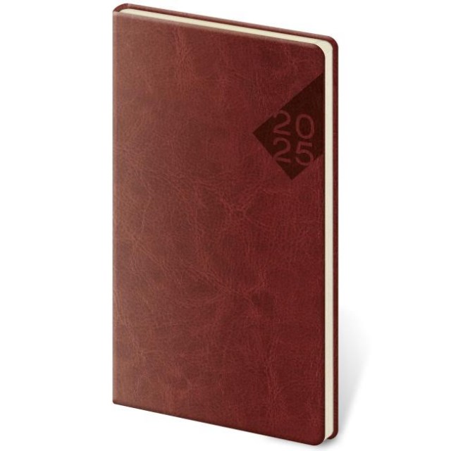 Diár Nebrasca týždenný vreckový anglická červená 2026_1